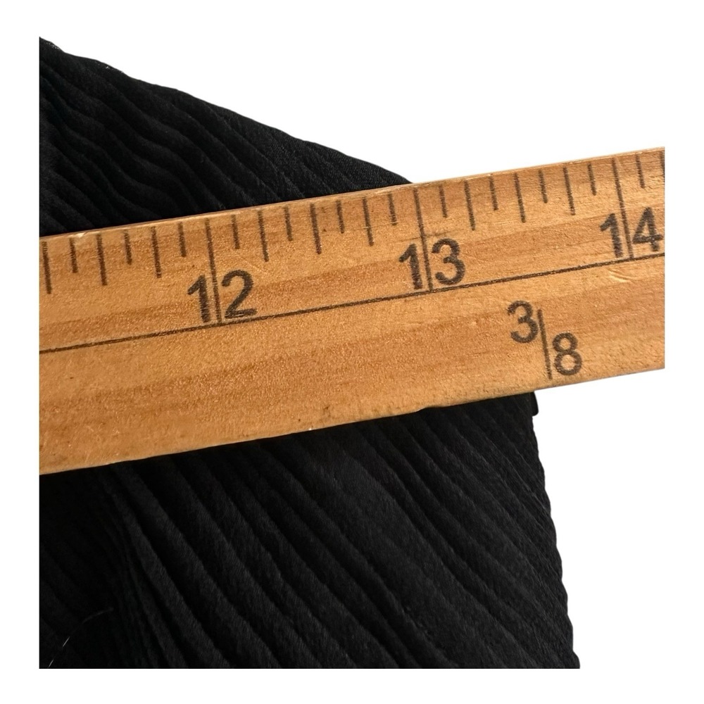 ADAM By Adam Lippes Black Silk Strapless Plisse Pleats Cocktail Dress Size 4 - Picture 12 of 16